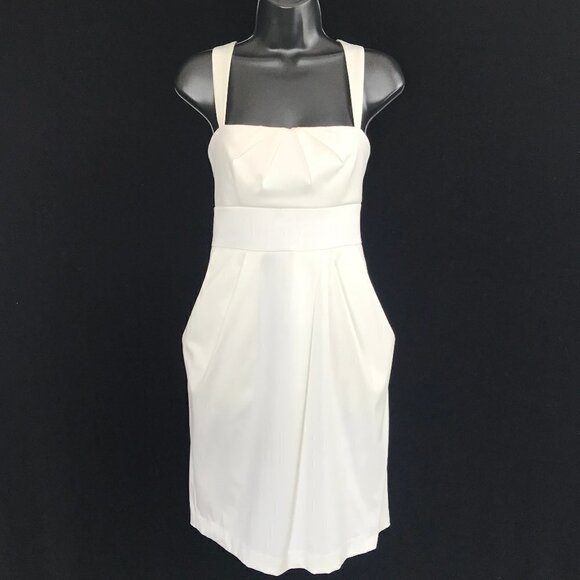City Triangle Cream Dress - Picture 1 of 7